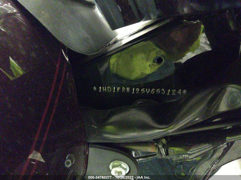 2005 HARLEY-DAVIDSON FLHRCI 1HD1FRW125Y653184