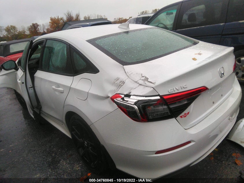 VIN 2HGFE2F59NH501340 2022 HONDA CIVIC SEDAN SPORT
