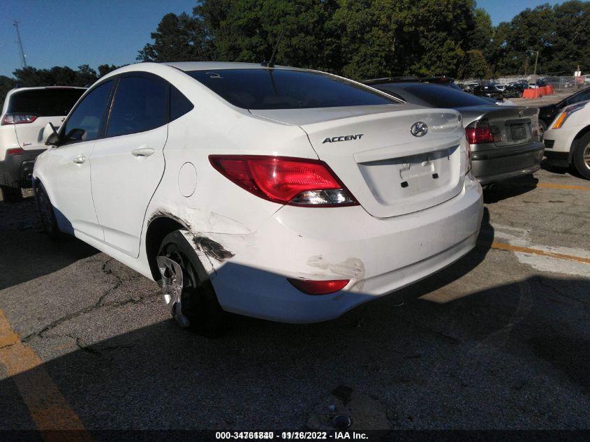 2017 HYUNDAI ACCENT SE KMHCT4AEXHU223152