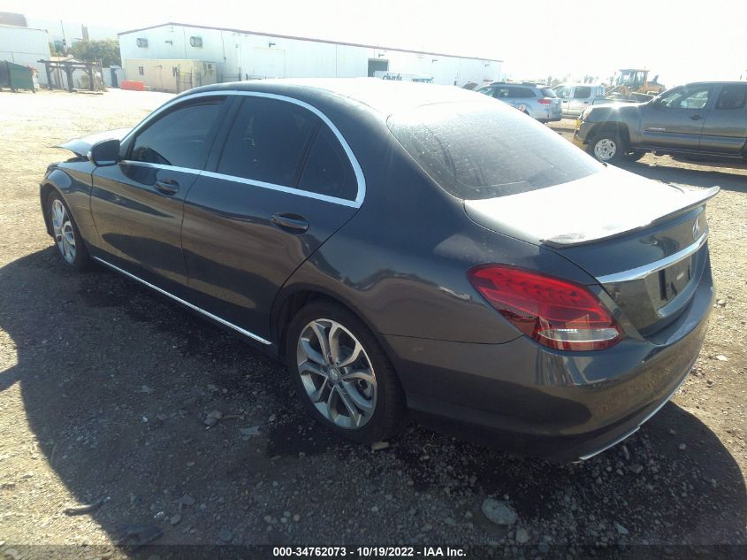 2015 MERCEDES-BENZ C-CLASS C 300 55SWF4JB1FU080093