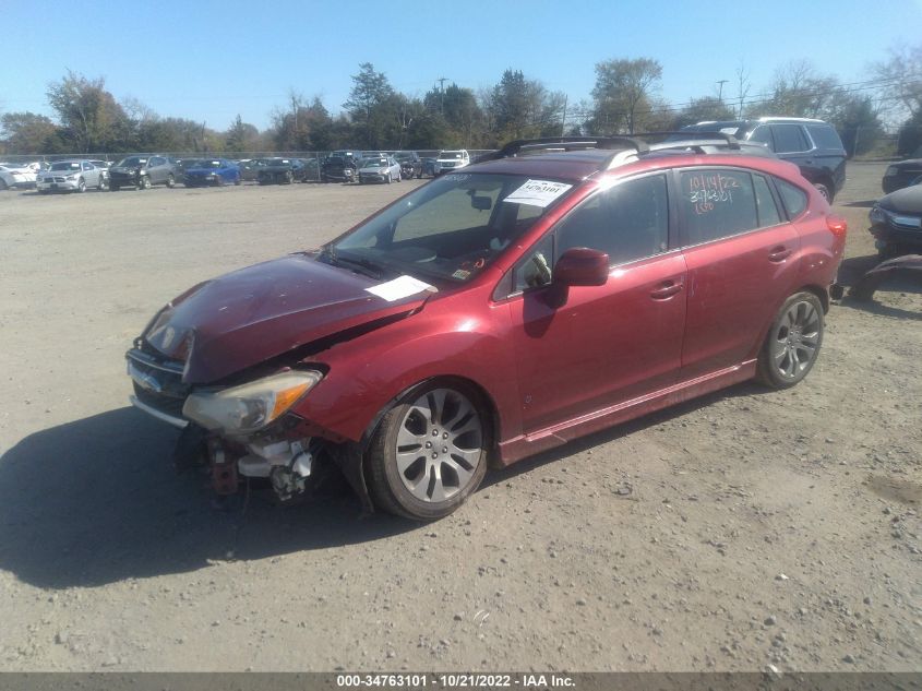2013 SUBARU IMPREZA WAGON 2.0I SPORT PREMIUM - JF1GPAL68D2867341