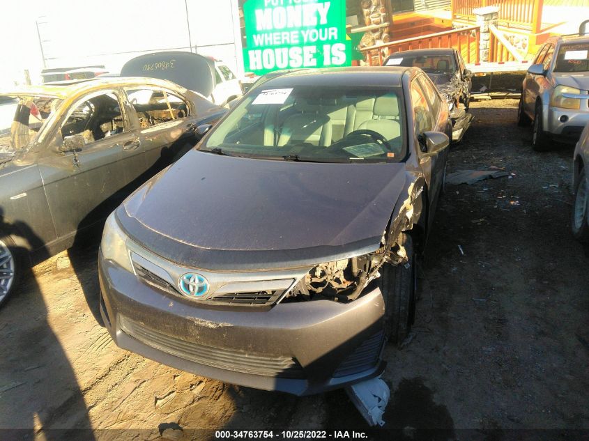2013 TOYOTA CAMRY HYBRID LE/XLE 4T1BD1FK9DU091839