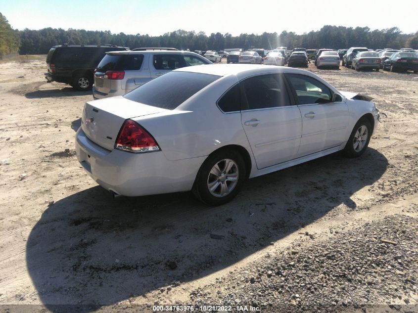 2015 CHEVROLET IMPALA LIMITED LS 2G1WA5E36F1126764