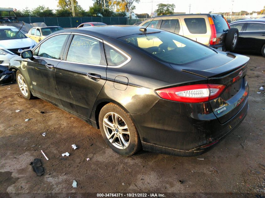 VIN 3FA6P0SUXFR243089 2015 FORD FUSION ENERGI no.3