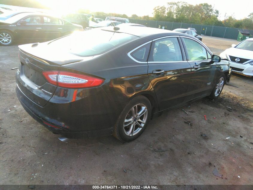 VIN 3FA6P0SUXFR243089 2015 FORD FUSION ENERGI no.4