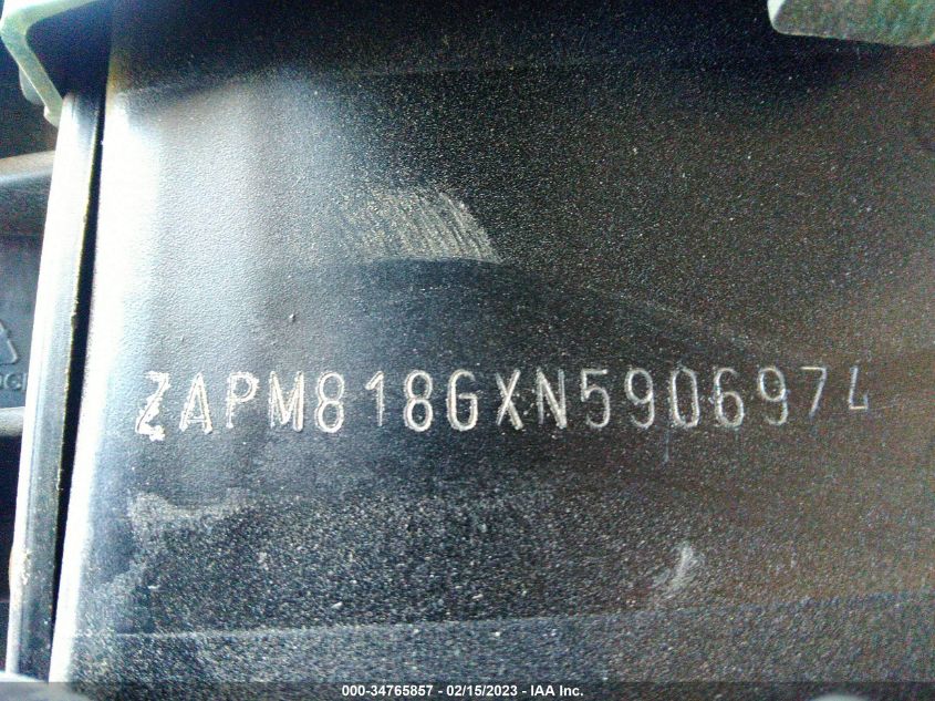 2022 VESPA PRIMAVERA ZAPM818GXN5906974