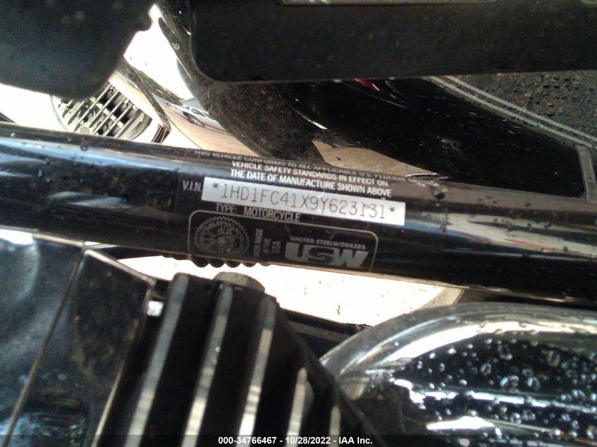 2009 HARLEY-DAVIDSON FLHTCU 1HD1FC41X9Y623131