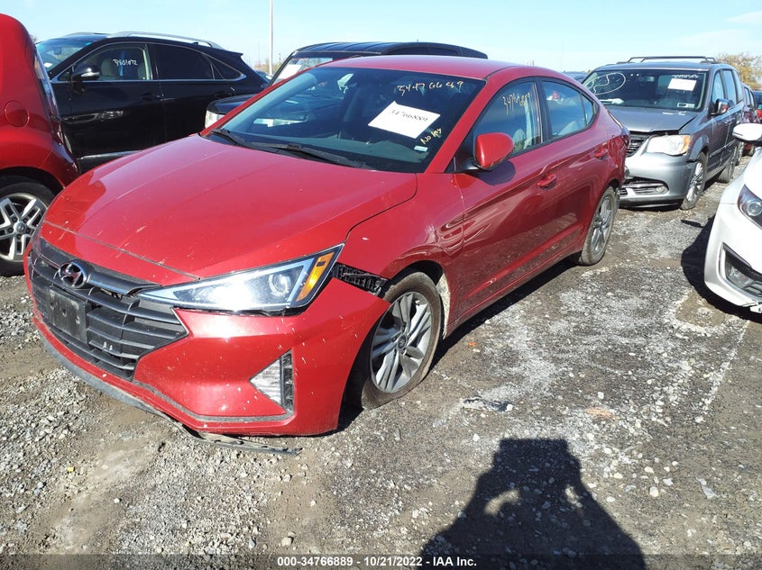 VIN 5NPD84LF1LH524590 2020 HYUNDAI ELANTRA SEL