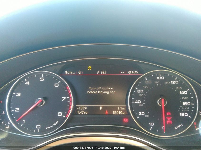 2013 AUDI A7 3.0 PRESTIGE WAU3GAFCXDN020357