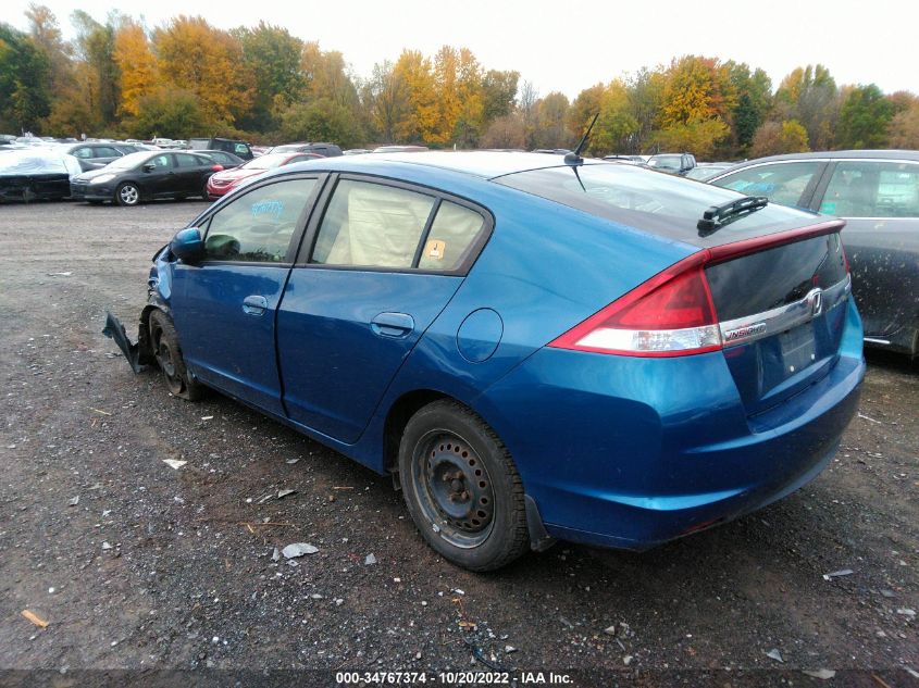 2013 HONDA INSIGHT JHMZE2H31DS000844