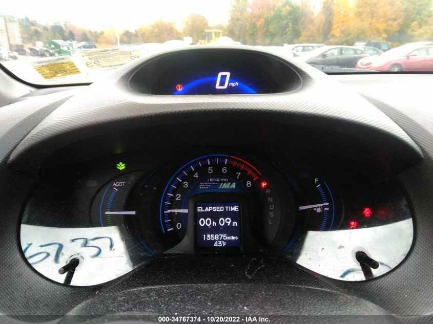 2013 HONDA INSIGHT JHMZE2H31DS000844