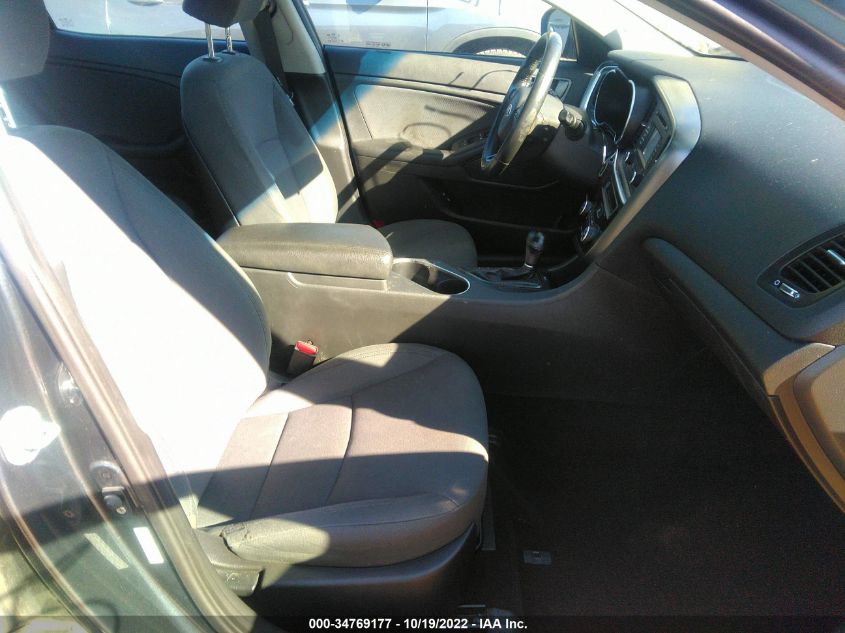 2015 KIA OPTIMA HYBRID KNAGM4AD5F5089861