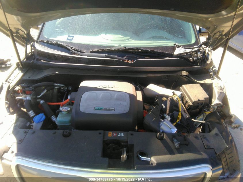 2016 KIA SOUL EV + KNDJX3AE2G7004676