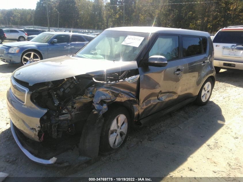 2016 KIA SOUL EV + KNDJX3AE2G7004676