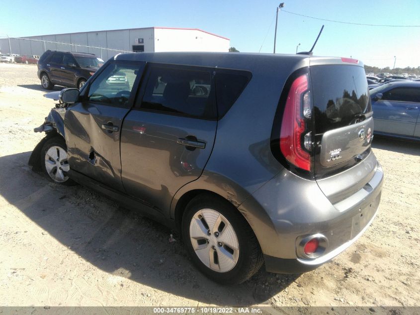 2016 KIA SOUL EV + KNDJX3AE2G7004676