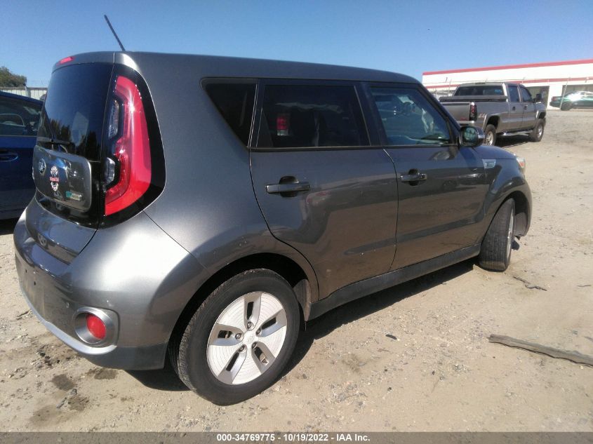 2016 KIA SOUL EV + KNDJX3AE2G7004676