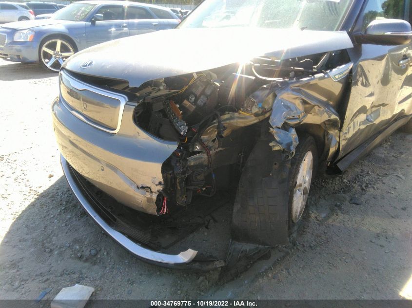 2016 KIA SOUL EV + KNDJX3AE2G7004676