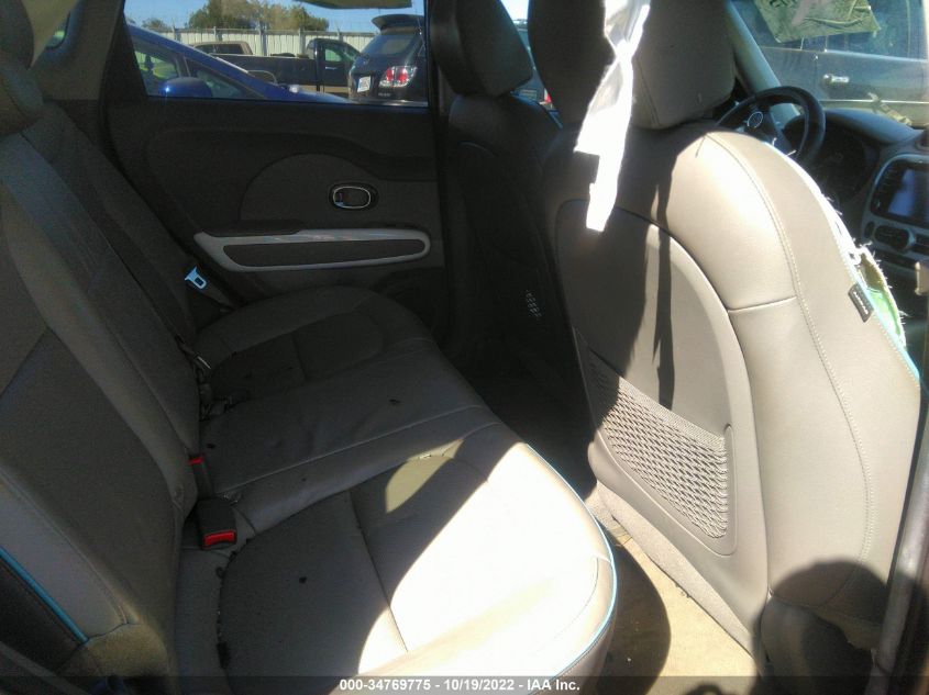 2016 KIA SOUL EV + KNDJX3AE2G7004676