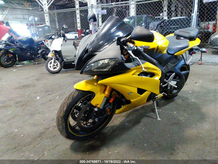 2008 YAMAHA YZFR6 JYARJ16E88A006773