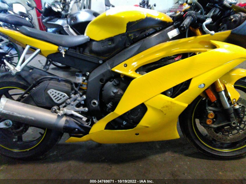 2008 YAMAHA YZFR6 JYARJ16E88A006773