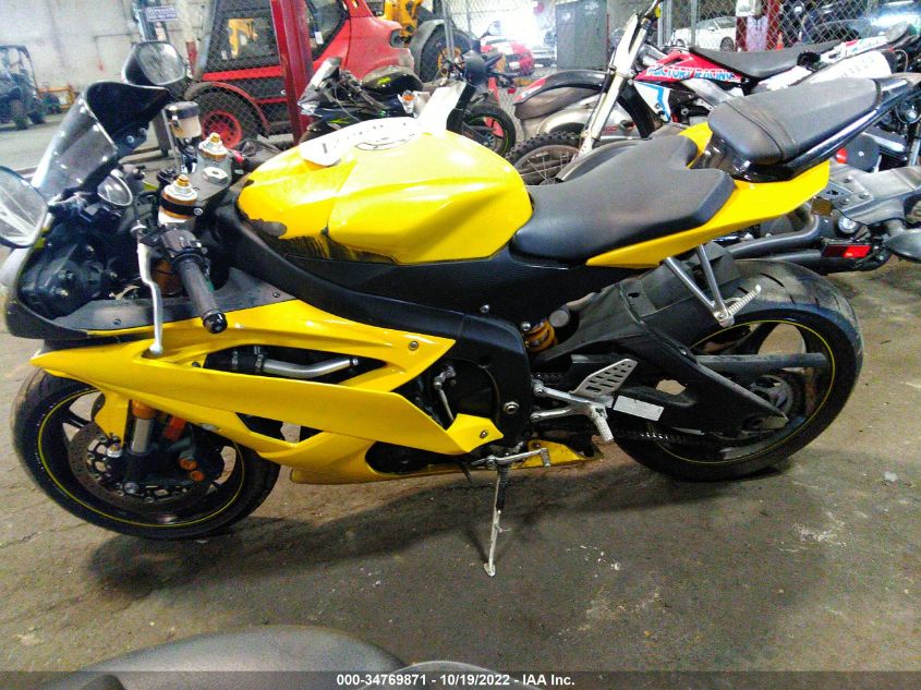 2008 YAMAHA YZFR6 JYARJ16E88A006773