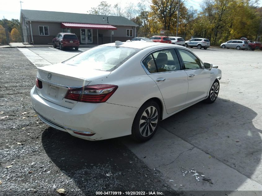 2017 HONDA ACCORD HYBRID JHMCR6F32HC019021