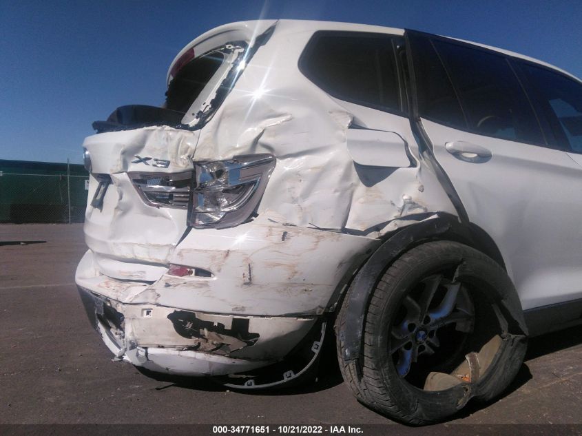 2013 BMW X3 XDRIVE35I - 5UXWX7C5XDL980989