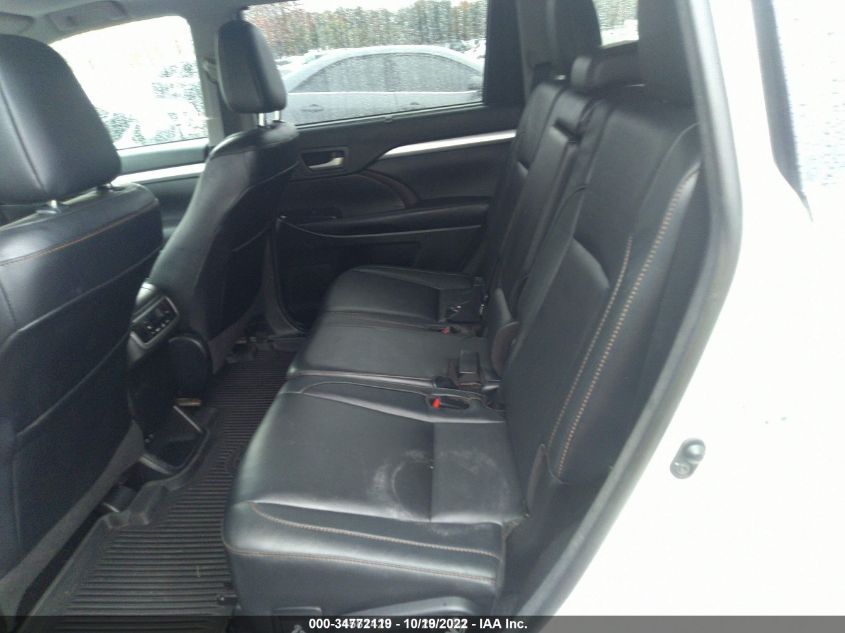 2018 TOYOTA HIGHLANDER XLE 5TDJZRFH9JS558794