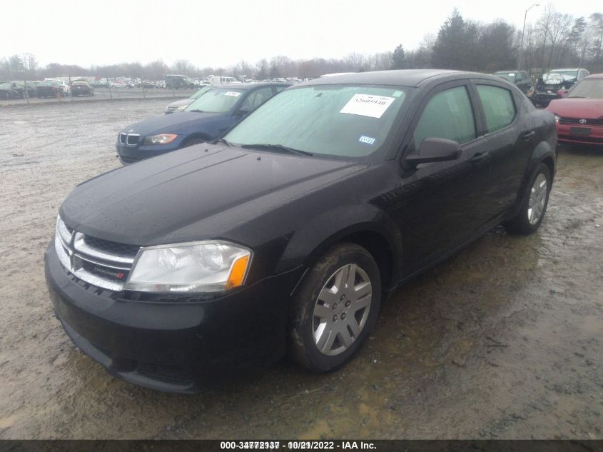 2013 DODGE AVENGER SE 1C3CDZAB1DN576683