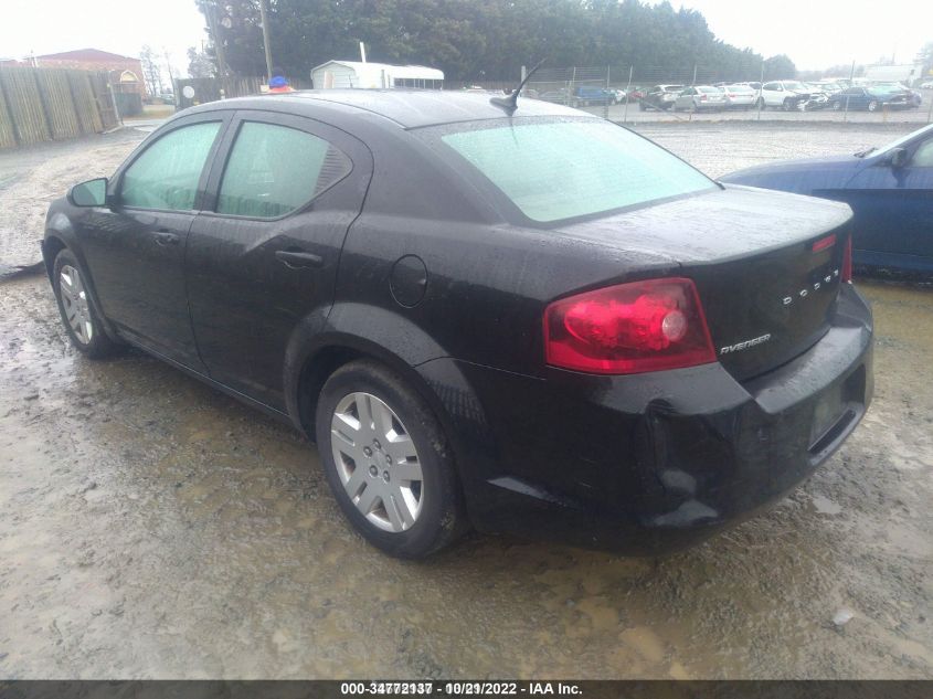 2013 DODGE AVENGER SE 1C3CDZAB1DN576683