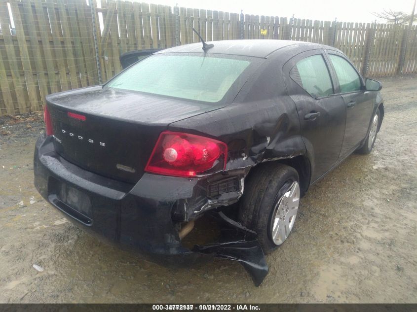 2013 DODGE AVENGER SE 1C3CDZAB1DN576683