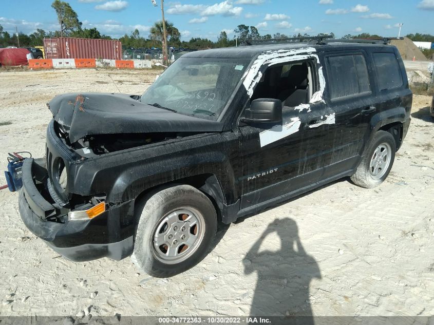 2014 JEEP PATRIOT SPORT 1C4NJPBA8ED731437