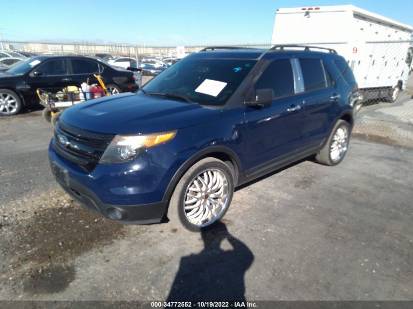 2013 FORD UTILITY POLICE 1FM5K8AR5DGA38540