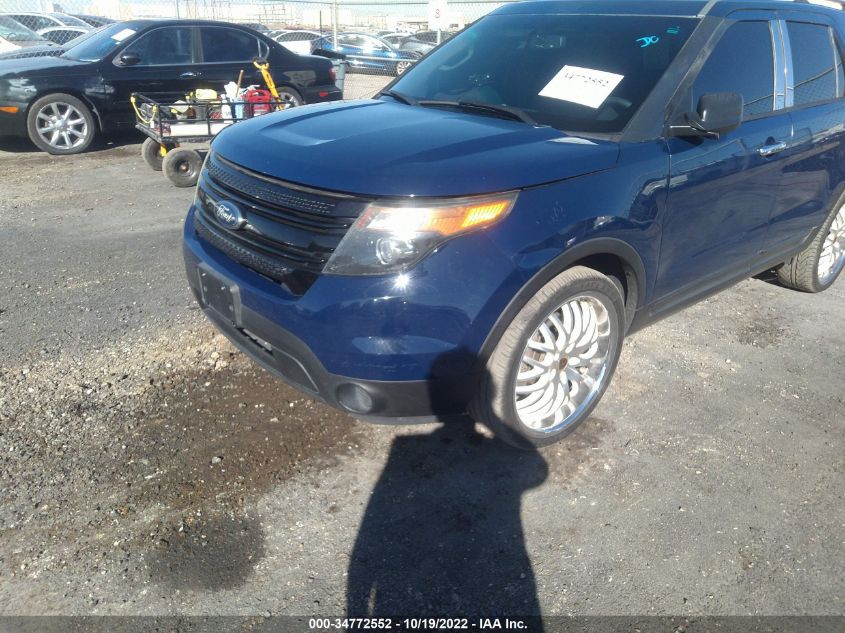 2013 FORD UTILITY POLICE 1FM5K8AR5DGA38540