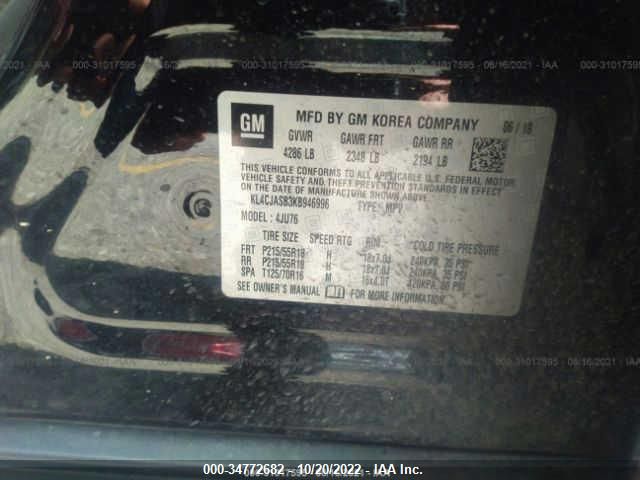 2019 BUICK ENCORE PREFERRED KL4CJASB3KB946996
