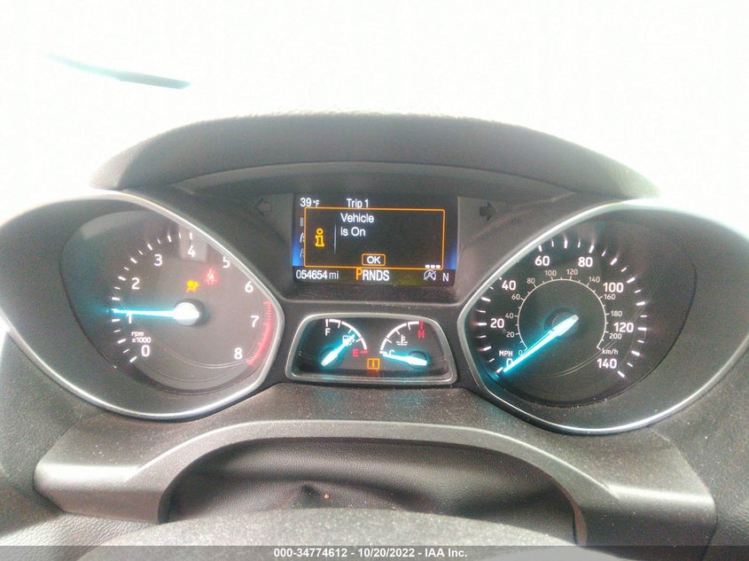 VIN 1FMCU0GD1KUB51799 2019 FORD ESCAPE SE