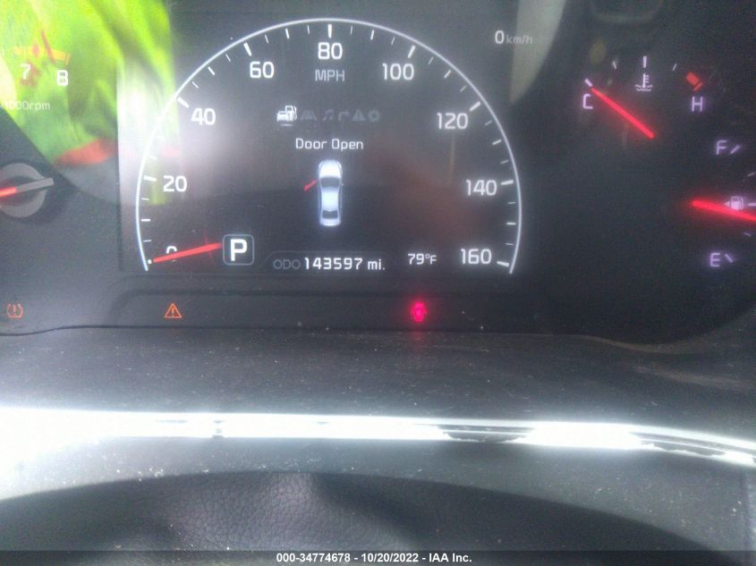 2014 KIA CADENZA LIMITED KNALN4D74E5141089