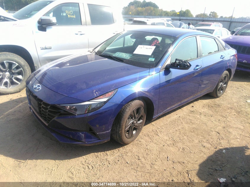 VIN 5NPLM4AG4MH010365 2021 HYUNDAI ELANTRA SEL
