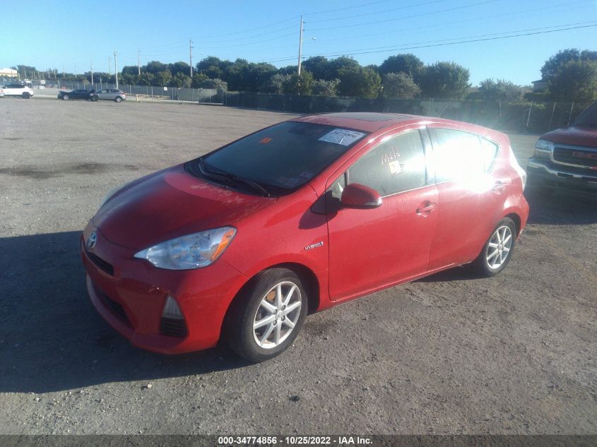 2013 TOYOTA PRIUS C ONE/TWO/THREE/FOUR JTDKDTB30D1044571