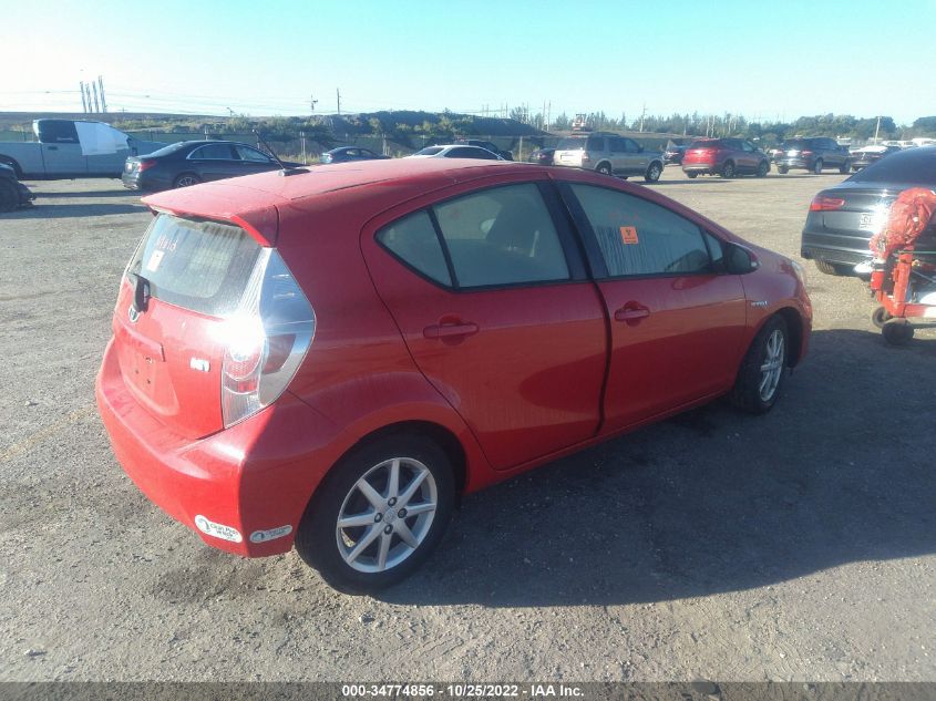 2013 TOYOTA PRIUS C ONE/TWO/THREE/FOUR JTDKDTB30D1044571