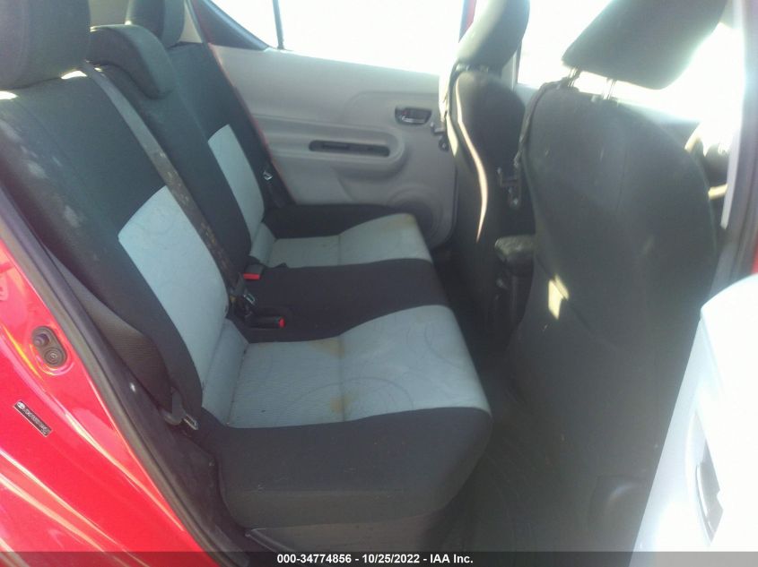 2013 TOYOTA PRIUS C ONE/TWO/THREE/FOUR JTDKDTB30D1044571