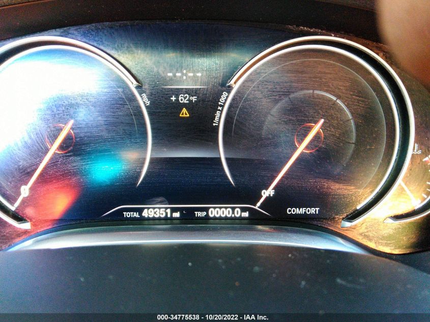 2019 BMW 7 SERIES 740I XDRIVE WBA7E4C52KGV28743