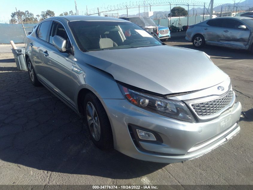2014 KIA OPTIMA HYBRID LX - KNAGM4ADXE5065733