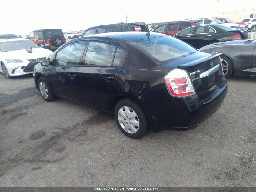 3N1AB6APXCL632804 | 2012 NISSAN SENTRA