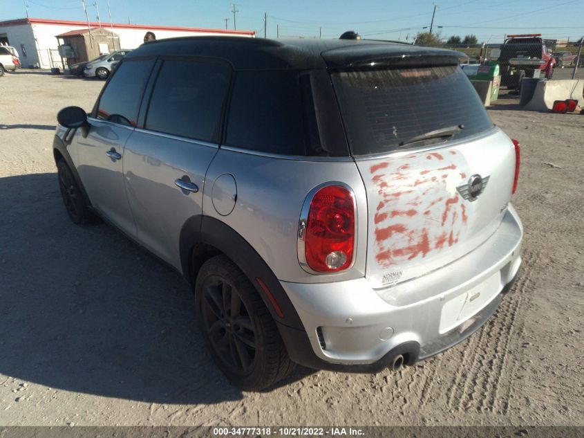 2013 MINI COOPER COUNTRYMAN S WMWZC3C53DWM28376