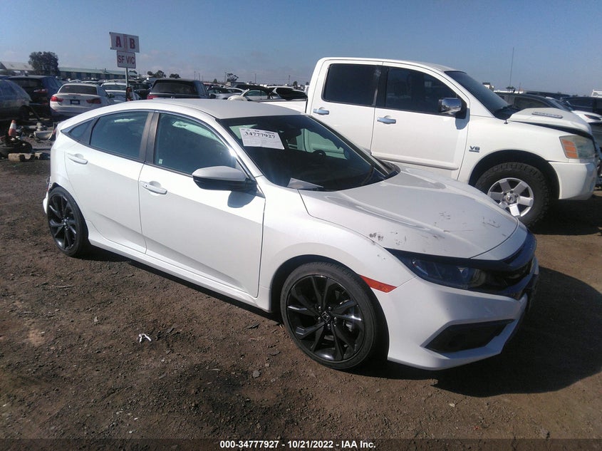 VIN 19XFC2F82LE212095 2020 HONDA CIVIC SEDAN SPORT