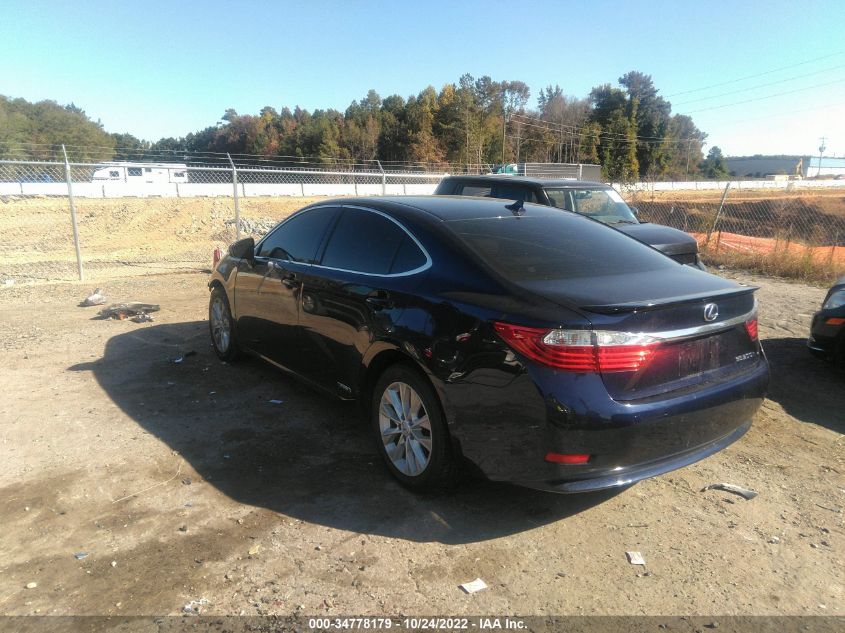 2014 LEXUS ES 300H HYBRID JTHBW1GG3E2066388