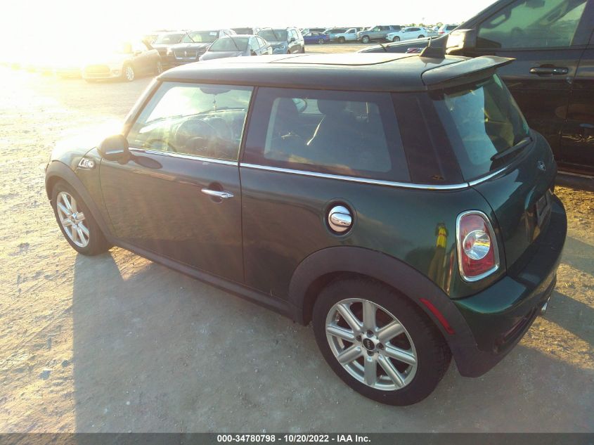 2013 MINI COOPER HARDTOP S WMWSV3C54DT479852