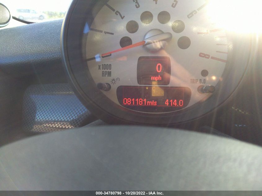 2013 MINI COOPER HARDTOP S WMWSV3C54DT479852