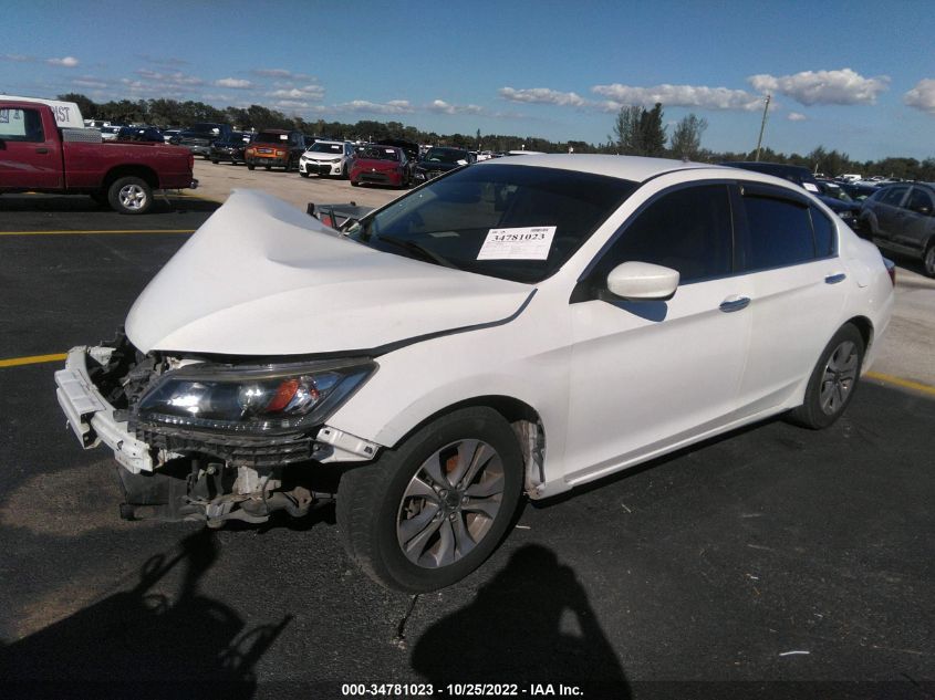 2014 HONDA ACCORD LX - 1HGCR2F37EA279742